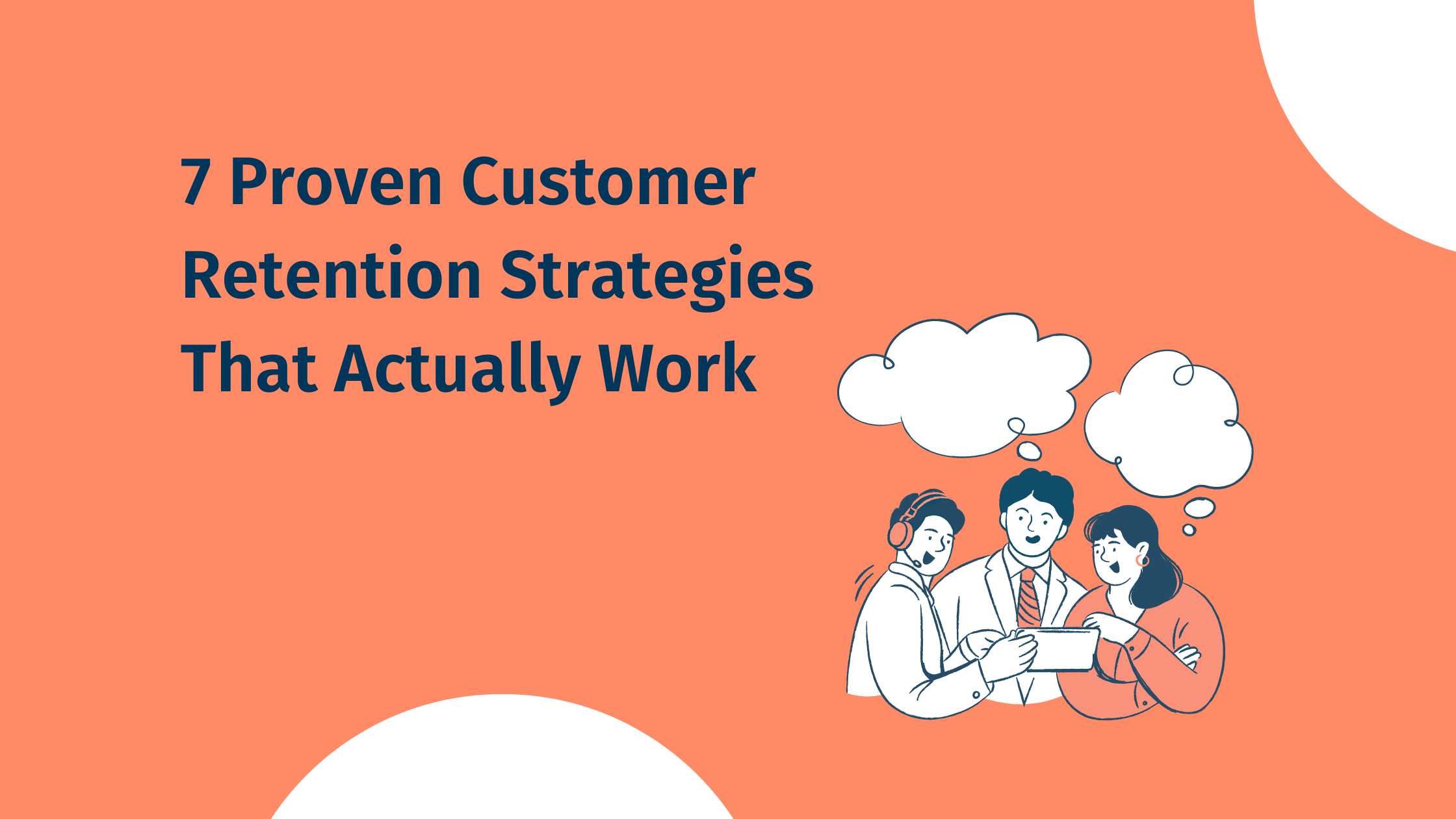 An image illustrating the importance of customer retention strategies, which can also be applied to helping a coomer